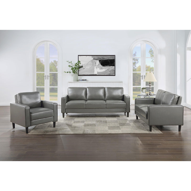 Coaster Furniture Ruth Stationary Leather Look Loveseat 508366 IMAGE 8