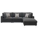 Coaster Furniture Serene Fabric 4 pc Sectional 551324-SETB IMAGE 2