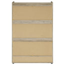 Coaster Furniture Denia 950404 3-Tier Shoe Storage Cabinet - Antique Pine/Grey IMAGE 9