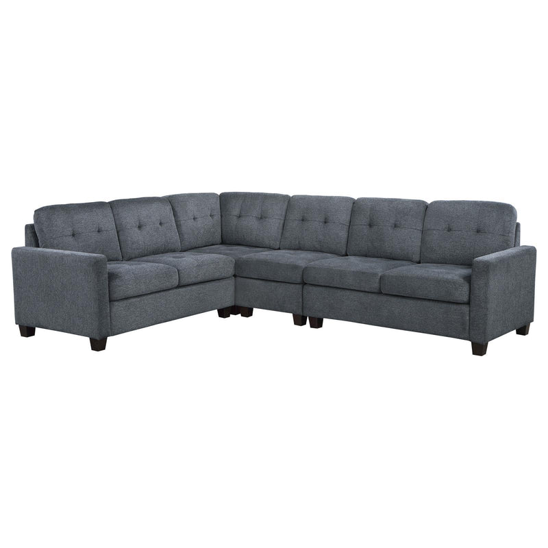 Coaster Furniture Georgina Fabric 4 pc Sectional 551701-SET IMAGE 1