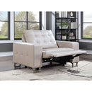  Furniture of America Abberton Power Leatherette Recliner CM6735BG-PM-CH IMAGE 2
