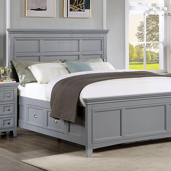 Furniture of America Castlile CM7413GY-EK King Bed IMAGE 1