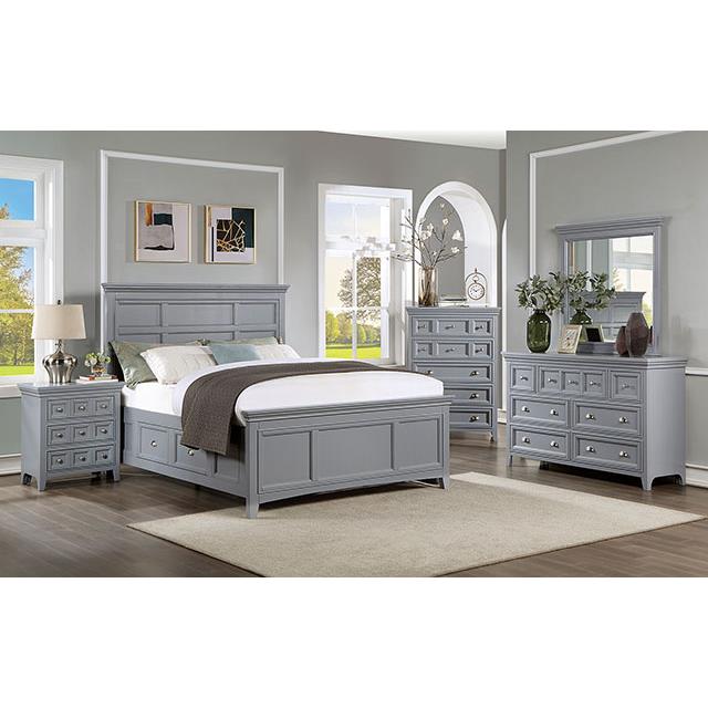 Furniture of America Castlile CM7413GY-F Full Bed IMAGE 2