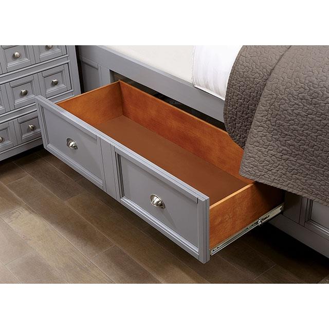 Furniture of America Castlile CM7413GY-F Full Bed IMAGE 4
