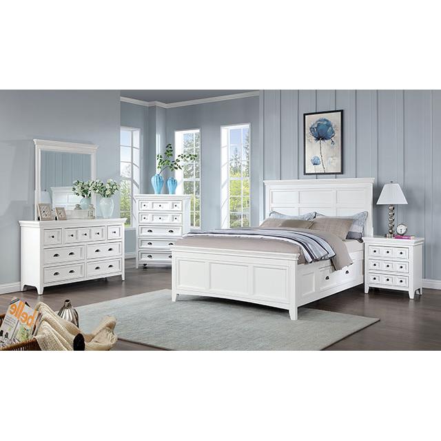Furniture of America Castile CM7413WH-EK King Bed IMAGE 2