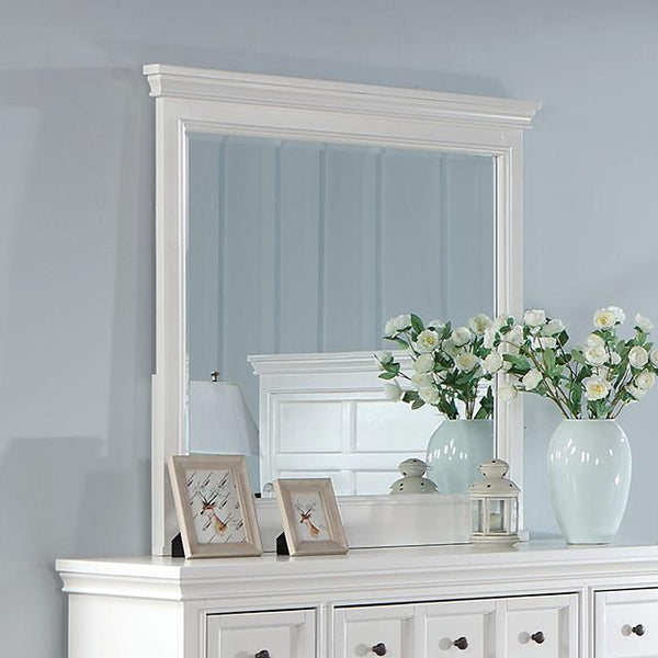 Furniture of America Castile Dresser Mirror CM7413WH-M IMAGE 1