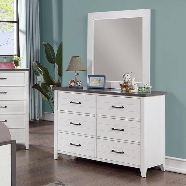  Furniture of America Priam CM7467WH-D Dresser IMAGE 1