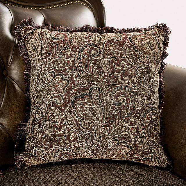 Furniture of America Ensenada Stationary Fabric Sofa FM65003BR-SF IMAGE 7
