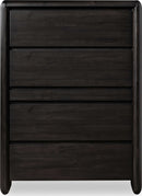 Xolani - Five Drawer Acacia Wood Chest With Jewelry Tray - Jaguar