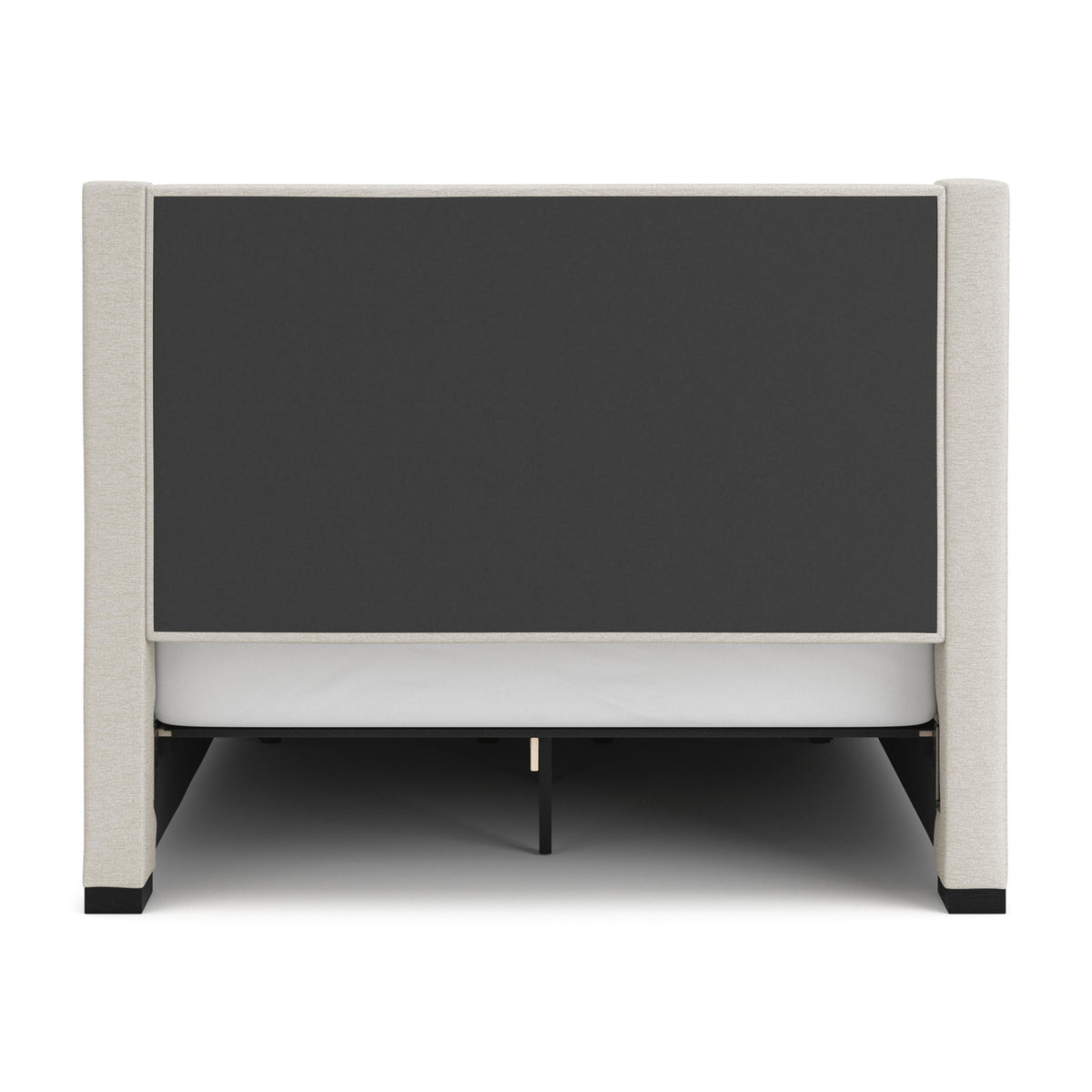 Brozmont - Queen Upholstered Storage Bed - Oatmeal