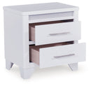 Jarlee - 4 Pc. - King Panel Bed, Dresser, Mirror And Nightstand - White