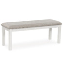 Signature Design by Ashley Robbinsdale D642-00 Large Upholstered Dining Room Bench IMAGE 1