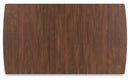 Lyncott - Rectangular Dining Room Butterfly Extension Table - Brown