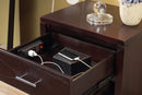 Nevis - Charging Station Nightstand - Espresso
