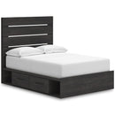 Signature Design by Ashley Hollivern B2108B16 Full Panel Bed with Storage IMAGE 1