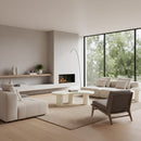 Sven - Tall Wooden Coffee Table - Rice