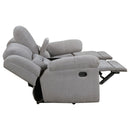 Coaster Furniture Gilson Reclining Fabric Loveseat with Console 602552 IMAGE 8