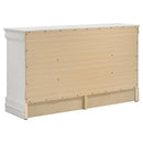 Coaster Furniture Louis Philippe 6-Drawer Dresser with Mirror 202443 IMAGE 6