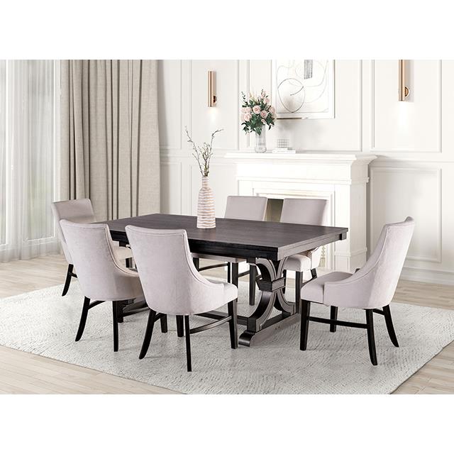 Furniture of America Gosport FM3200BK-AC-2PK Arm Chair IMAGE 2