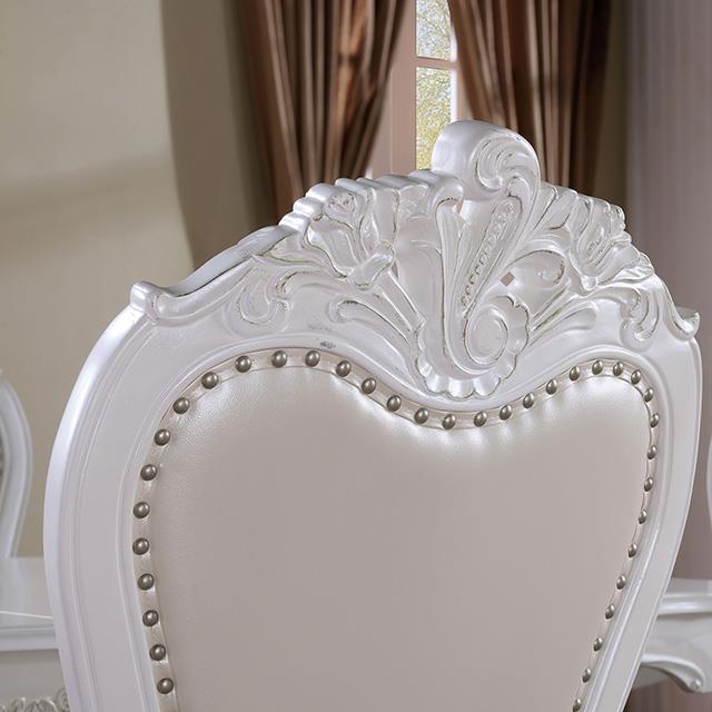 Furniture of America Manzanita FM3261WH-AC-2PK Arm Chair IMAGE 3