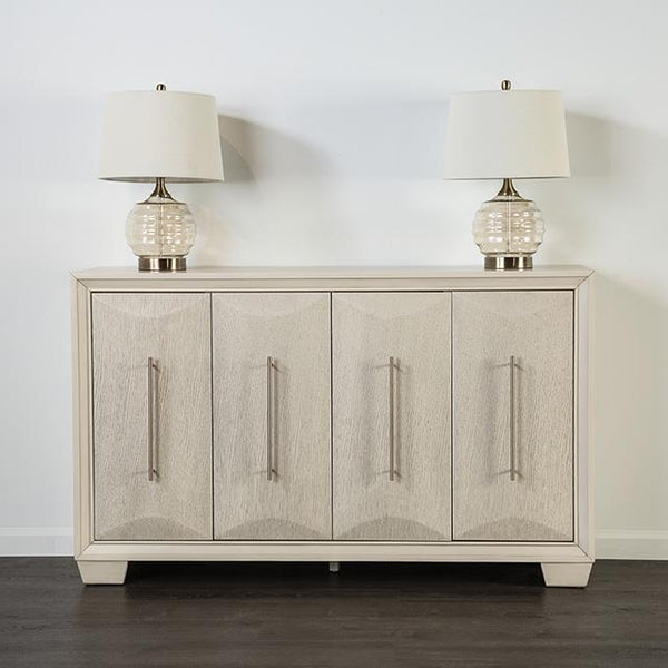 Furniture of America Hinwitz FM3399WH-SV Server IMAGE 1