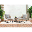  Furniture of America Chandu LA-A021NT-5PK 6 pc Conversation Set IMAGE 2