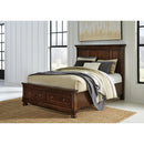 Millennium Porter B697B42 Queen Panel Storage Bed IMAGE 2