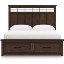 Signature Design by Ashley Taffenbrook B849B5 California King Panel Storage Bed IMAGE 5