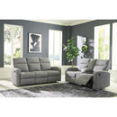 Signature Design by Ashley Gauntlet PC4220494 Double Reclining Loveseat with Console IMAGE 9