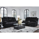 Signature Design by Ashley Rhine Falls PC4280596 Double Reclining Power Loveseat with Console IMAGE 8