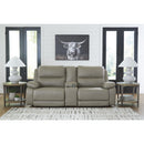 Signature Design by Ashley Narwhal Place PC99201S3 3 pc Power Reclining Sectional IMAGE 2
