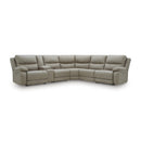 Signature Design by Ashley Narwhal Place PC99201S36 6 pc Reclining Sectional with Storage Console IMAGE 1