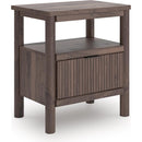  Signature Design by Ashley Pamytta PCB2614-91 One Drawer Night Stand IMAGE 1