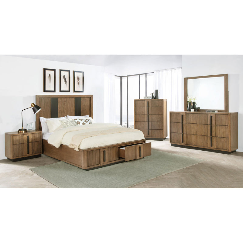 Coaster Furniture Terrace 224900KW 2-Drawer California King Storage Bed - Ash Brown IMAGE 5