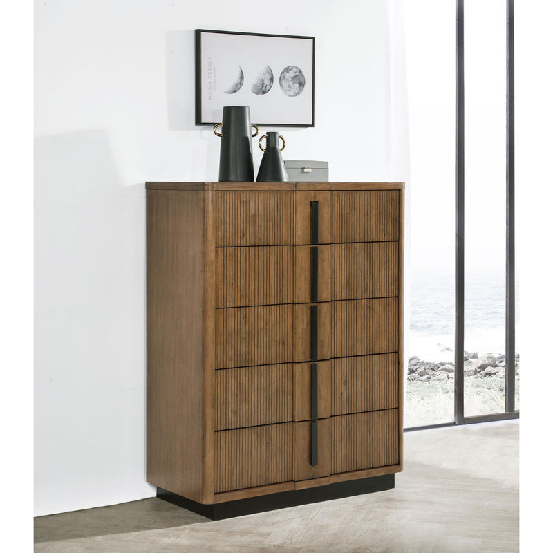 Coaster Furniture Terrace 224905 5-Drawer Chest of Drawers - Ash Brown IMAGE 9