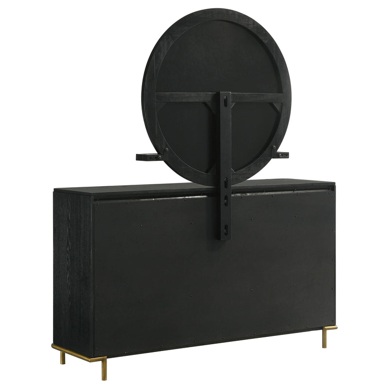 Coaster Furniture Arini 224333M 8-Drawer Dresser with Mirror - Black IMAGE 5