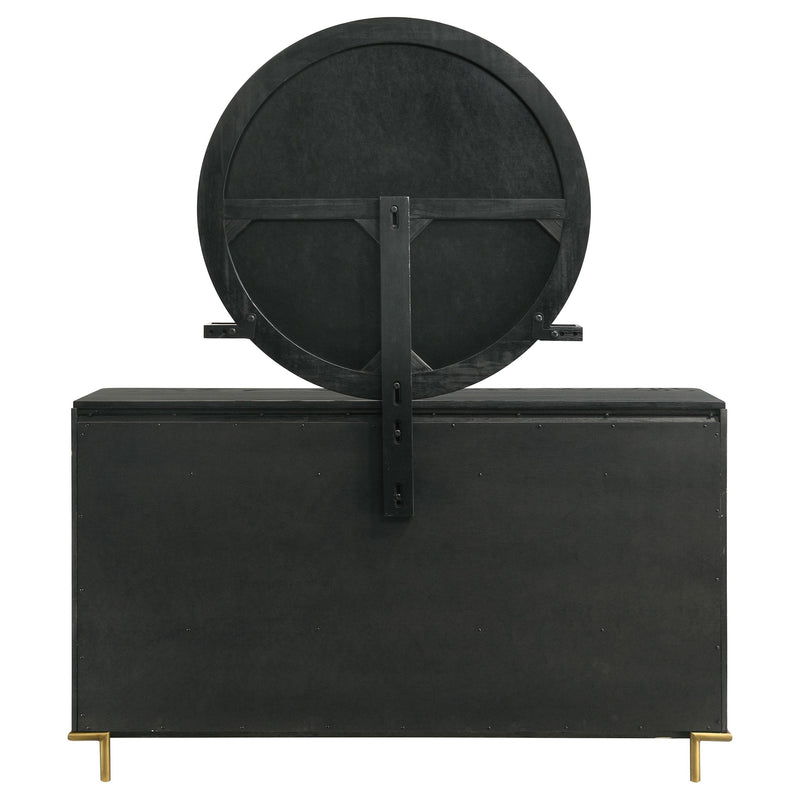 Coaster Furniture Arini 224333M 8-Drawer Dresser with Mirror - Black IMAGE 6