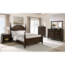 Coaster Furniture Andover 223631KW 63-inch Four Poster California King Bed - Dark Oak IMAGE 3