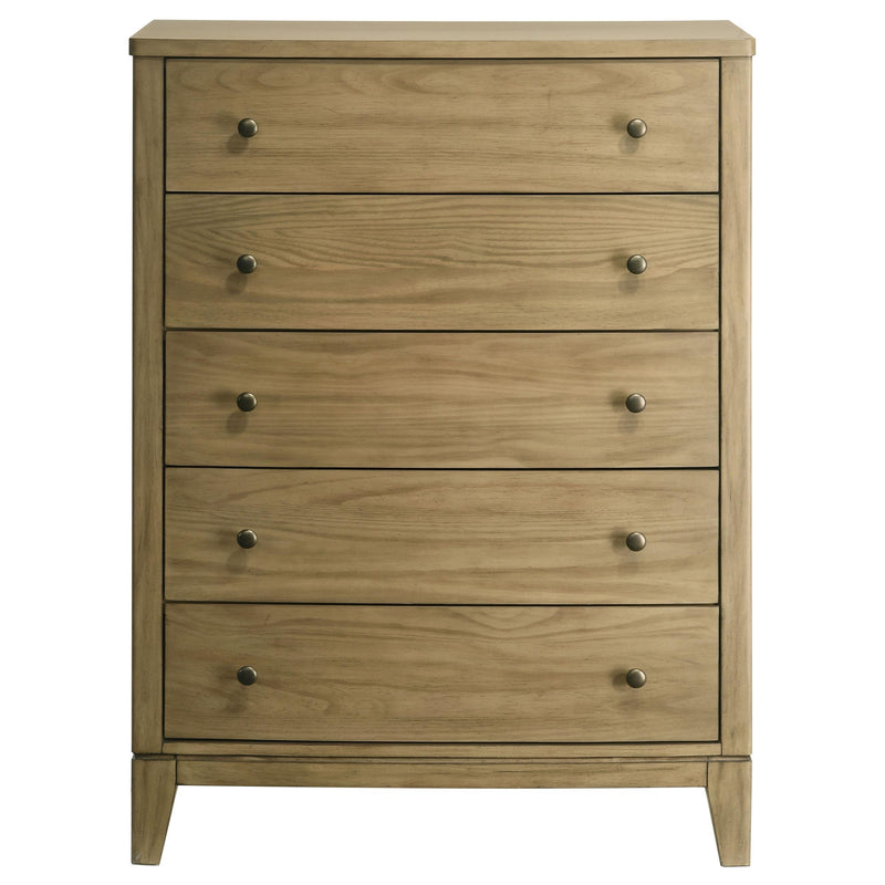 Coaster Furniture Granada 224925 5-Drawer Bedroom Chest of Drawers - Natural Pine IMAGE 2
