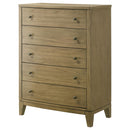Coaster Furniture Granada 224925 5-Drawer Bedroom Chest of Drawers - Natural Pine IMAGE 3