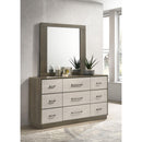 Coaster Furniture Fenwick 224983M 9-Drawer Dresser with Mirror - Grey Oak IMAGE 9