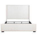 Coaster Furniture Natasha 306051KW 65-inch Upholstered California King Bed - Cream IMAGE 3