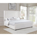 Coaster Furniture Natasha 306051KW 65-inch Upholstered California King Bed - Cream IMAGE 6