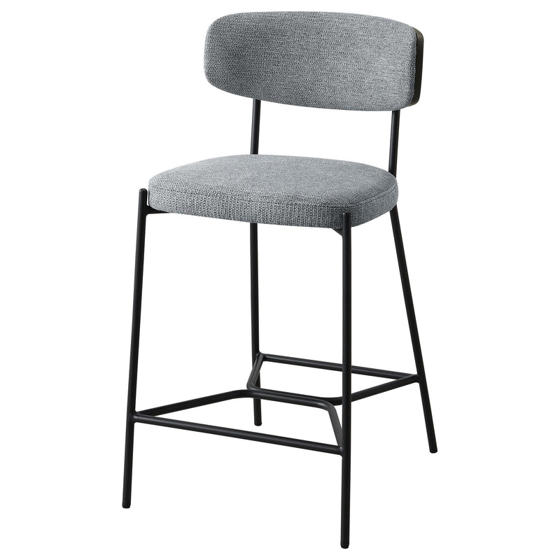 Coaster Furniture Elison 182646 Counter Height Bar Stool - Grey (Set of 2) IMAGE 3