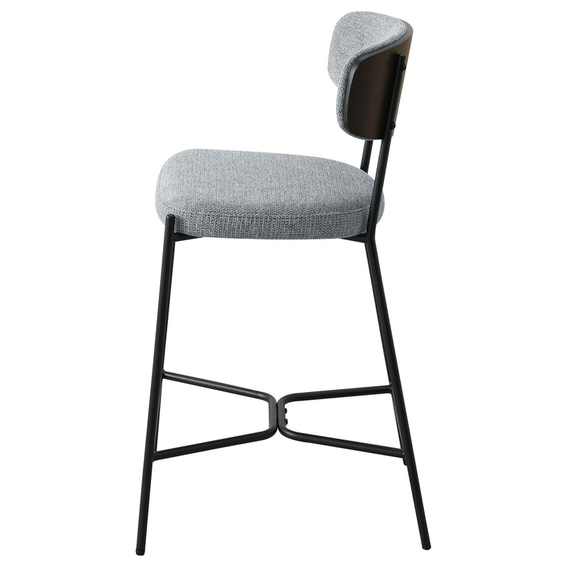 Coaster Furniture Elison 182646 Counter Height Bar Stool - Grey (Set of 2) IMAGE 4
