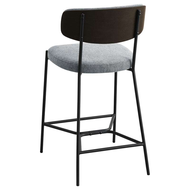Coaster Furniture Elison 182646 Counter Height Bar Stool - Grey (Set of 2) IMAGE 5