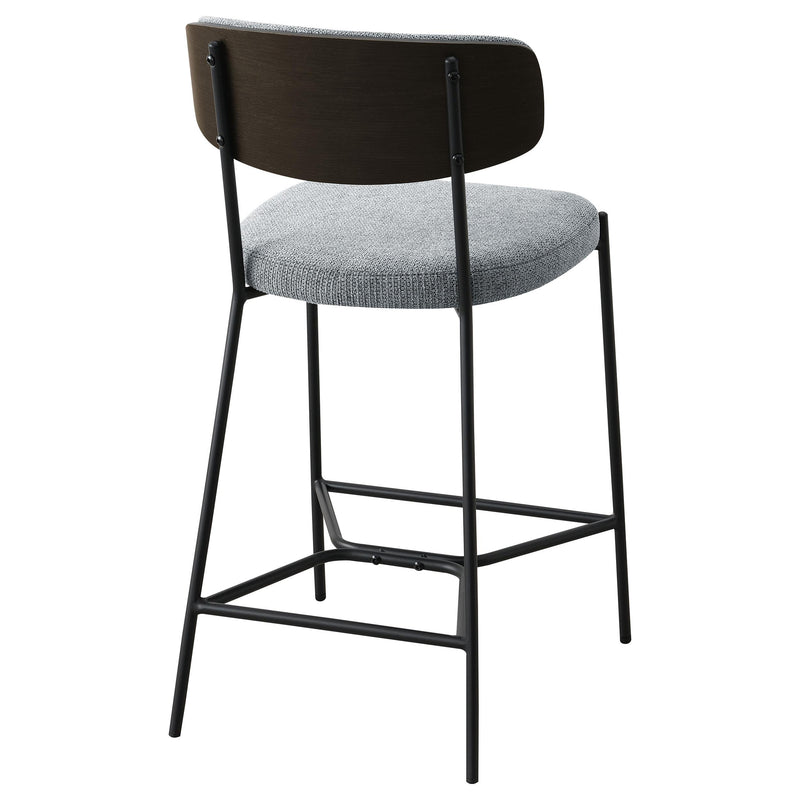Coaster Furniture Elison 182646 Counter Height Bar Stool - Grey (Set of 2) IMAGE 6