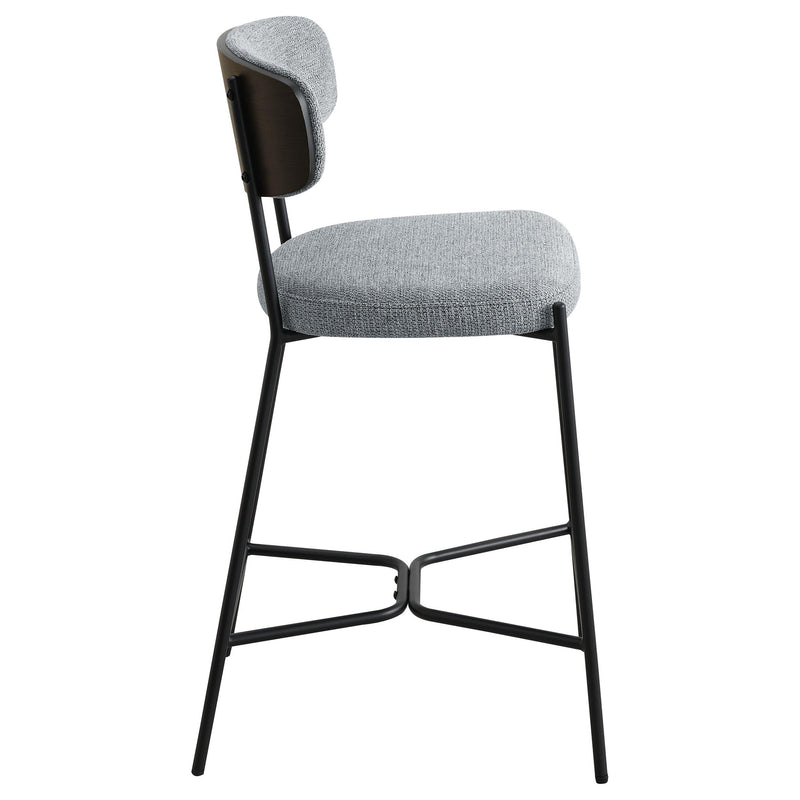 Coaster Furniture Elison 182646 Counter Height Bar Stool - Grey (Set of 2) IMAGE 7