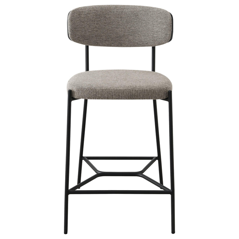 Coaster Furniture Elison 182656 Counter Height Bar Stool - Light Brown (Set of 2) IMAGE 2