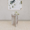 Coaster Furniture Bowdoin 930053 Genuine Marble Accent Side Table - Grey IMAGE 9